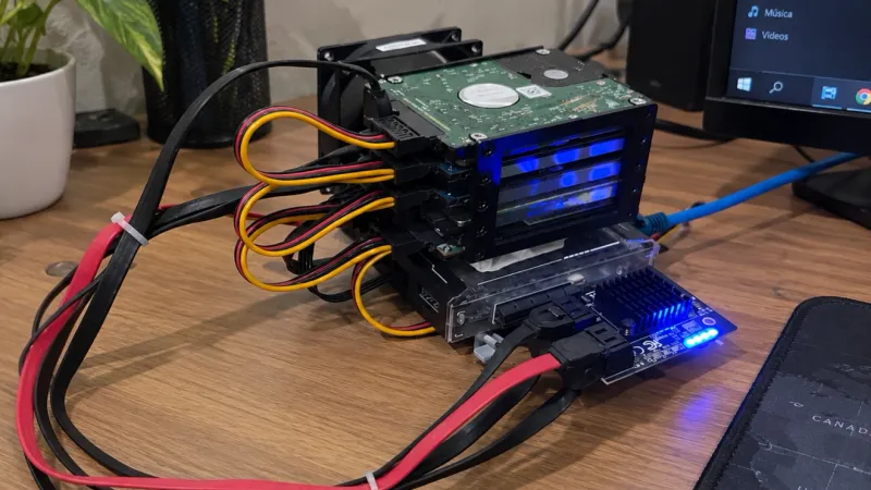 Cómo armar un NAS con ZimaBlade y refrigeración con Tuya