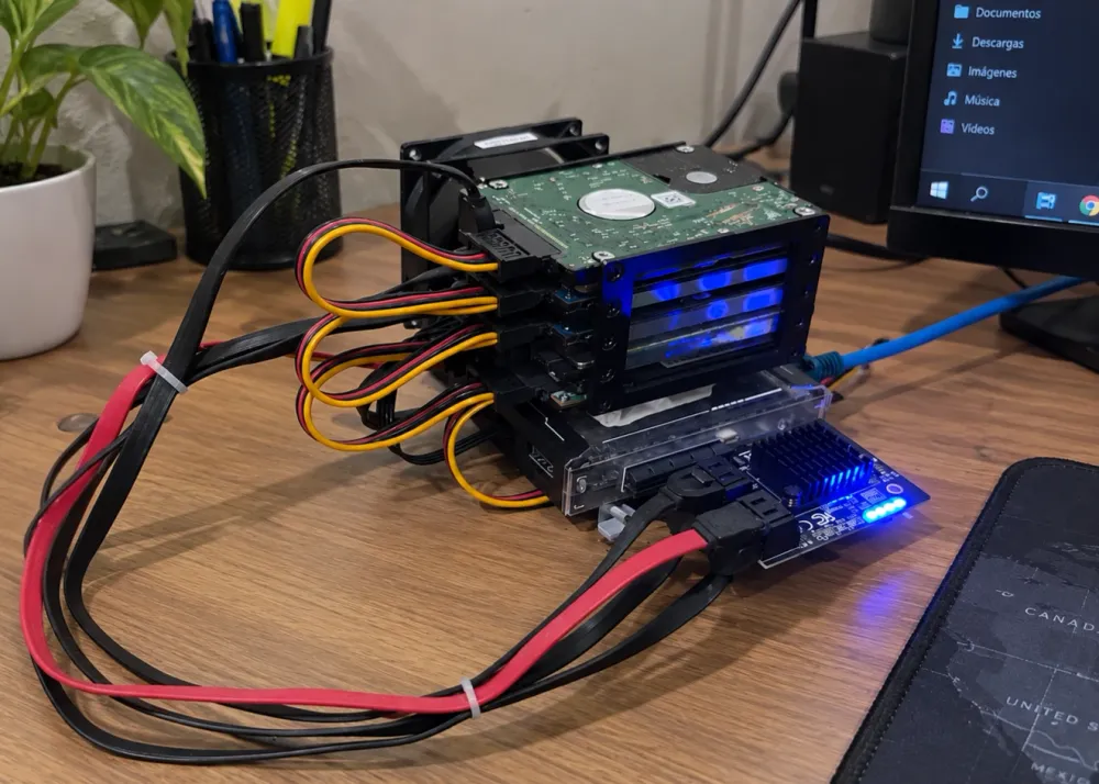 Cómo armar un NAS con ZimaBlade y refrigeración con Tuya