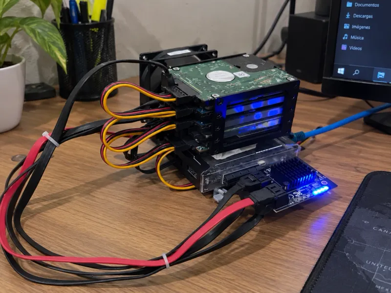 Cómo armar un NAS con ZimaBlade y refrigeración con Tuya