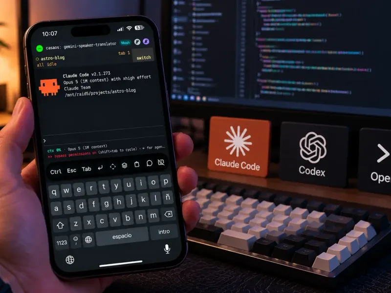 Moshi y Herdr: controla tus agentes de IA desde el teléfono