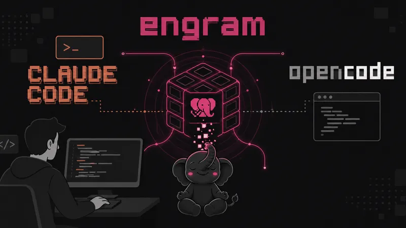 Engram: Cómo darle memoria a tus agentes de IA (Claude Code, OpenCode)